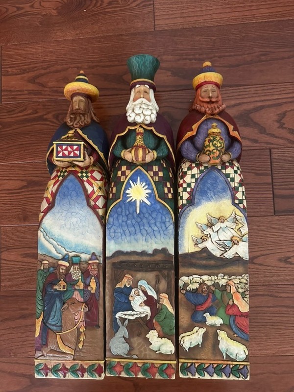 Jim Shore #4002295 2005 Kings Wise Men "A Gift of Love" Nativity 20 in Large