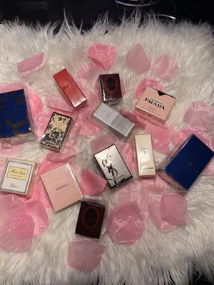 Assorted Brands Designer Perfume Miniatures Lot Dior Chanel Prada Gucci YSL
