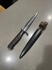 WWI Imperial German “Nahkampfmesser” Trench Knife & Scabbard — photo 2