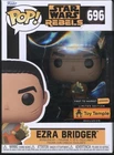 DR | Funko Star Wars | Ezra Bridger #696 | Toy Temple Excl. w/Soft Protector