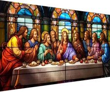 5D DIY the Last Supper Diamond Painting Kits for Adults, Large Size Full Drill D
