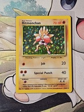 Hitmonchan 7/102 Set Base 4° Stampa 1999-2000 UK Holo Carta Pokemon Rara HP
