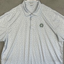 Peter Millar Polo Shirt Mens 2XL Blue Summer ...