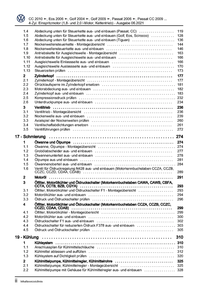 eBook VW Golf 5 (03-08) Reparaturanleitung Motor 2,0 L Turbo Benziner FSI 147kW - Bild 3 von 4