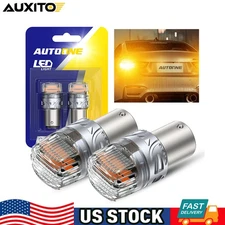 2X Amber Yellow 1157 LED Turn Signal Blinker Parking Light Bulb Extremely Bright