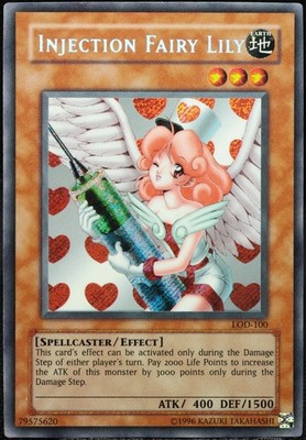 Yu-Gi-Oh! Injection Fairy Lily LOD-100 Secret Rare [NM] | EN 2004