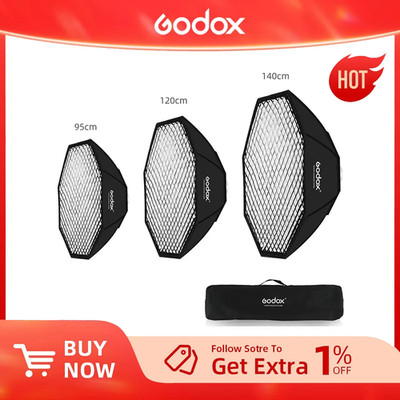 95cm 120cm 140cm Studio Reflector softbox Octagon Honeycomb Grid Softbox with Bo