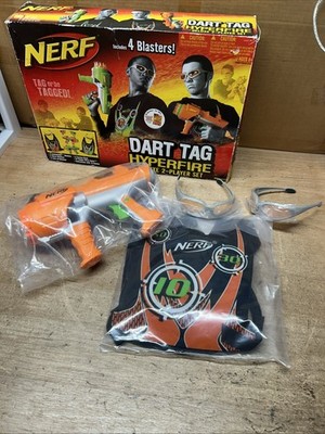 Incomplete Hasbro Nerf Dart Tag Hyperfire Blaster Set ( New in Box)