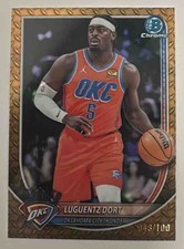 Luguentz Dort 2025-26 Bowman #BCV-184 Chrome Steel Metal Refractor /100 KG