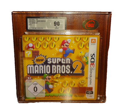 NEW SUPER MARIO BROS. 2 *3DS* 2012 UKG GRADING 90 *sealed* NEU & OVP