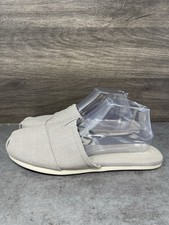 Toms Alpargata Mule Slide Slip On Shoes Womens Size 9.5 Grey 