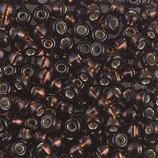 Miyuki Seed Beads 6/0 Silver-Lined Dark Topaz...