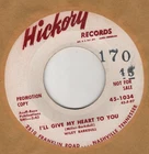 HILLBILLY BOP - WILEY BARKDULL - I'll Give My Heart To You/Pencil & Paper Love
