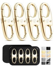 Vantamo Premium 4 Zipper Clips Anti Theft for Backpack, Luggage Purse, Pull...