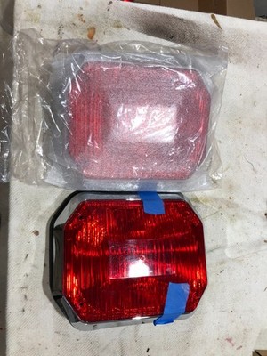 Qty 2, Code 3, PSE 232X 7'' x 9'' Red Strobe lights for trucks, Non LED