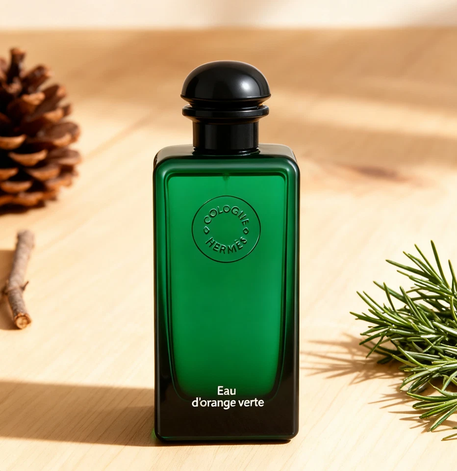 Одеколон для мужчин Eau D'Orange Verte от Hermes духи 3,3/3,4 унции новый в коробке - Изображение 3 из 4