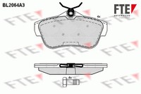 FTE Bremsbelagsatz Scheibenbremse 9010647 FüR Toyota Proace MDX9 MDX3 MDX6 Fiat
