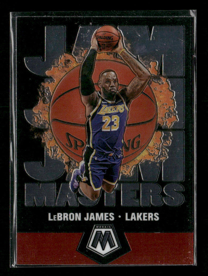 2019-20 Panini Mosaic #16 LeBron James Jam Masters