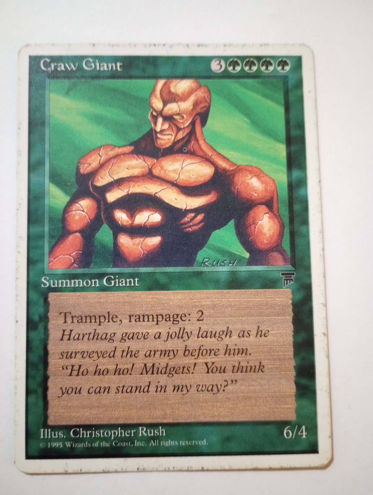 CRAW GIANT 1994 Legends Magic the Gathering Uncommon NM Unplayed