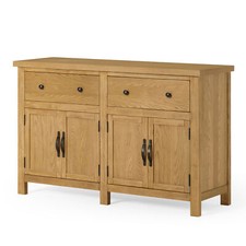 Maven Lane Felix Rustic Wooden Sideboard in Weathered Natural Finish