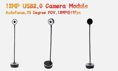 5MP/8MP/12MP USB PC Desktop Camera with Autofocus LED Light for Windows Mac OS - Afbeelding 6 van 15