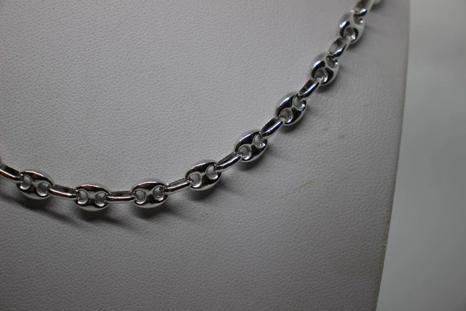 COLLANA ARGENTO UOMO MAGLIA MARINARA RODIATA CM 50 GR. 20 EXPLOIT - Immagine 2 di 4