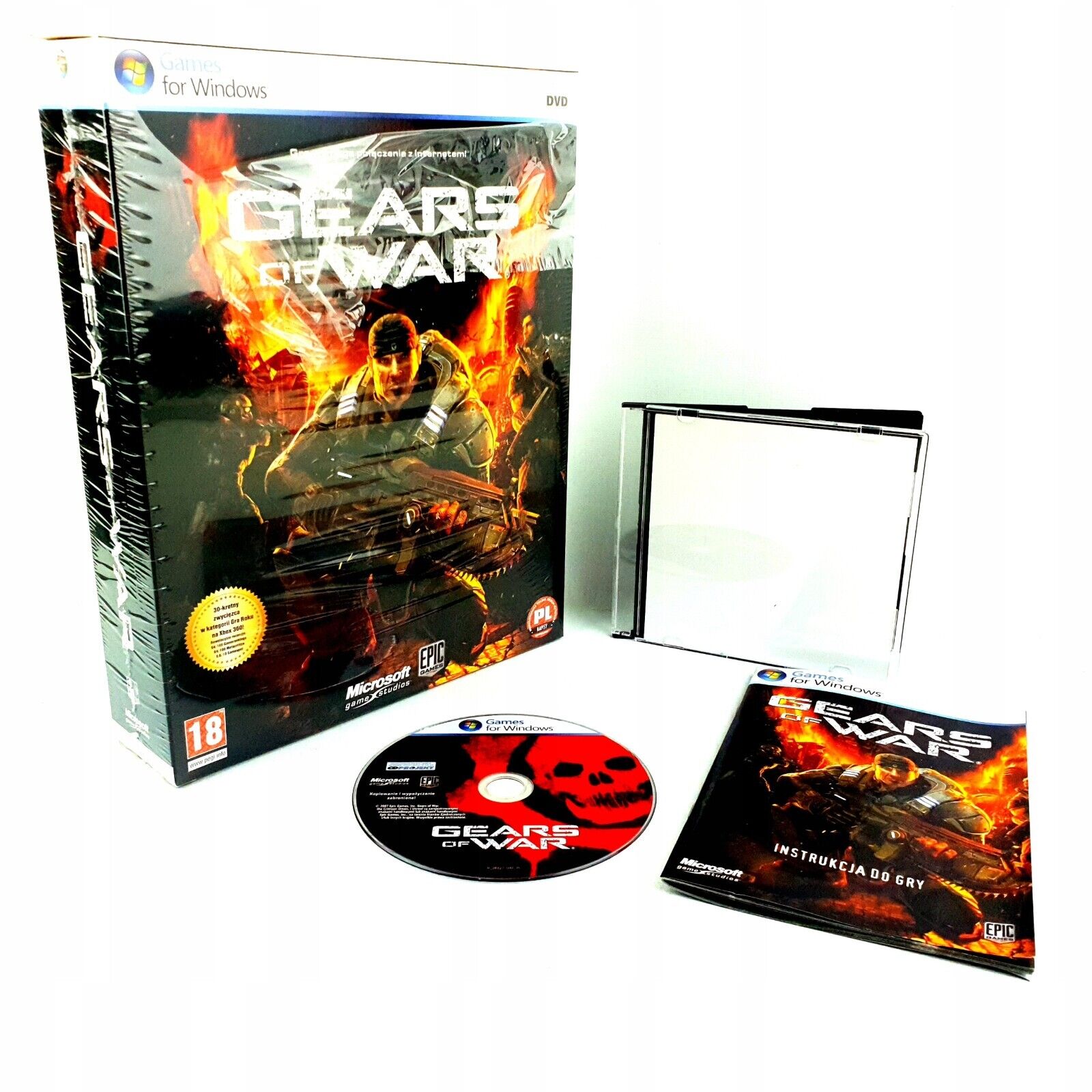 GEARS OF WAR BIG BOX PC VERY RARE COLLECTOR'S EDITION PL