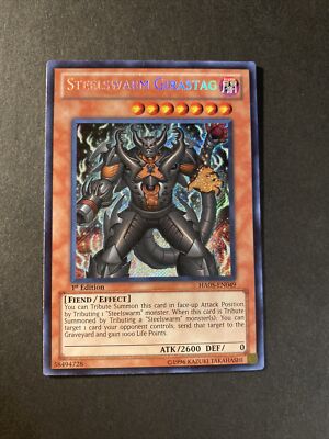 Yugioh Steelswarm Girastag HA05-EN049 1st Edition Secret Rare | eBay