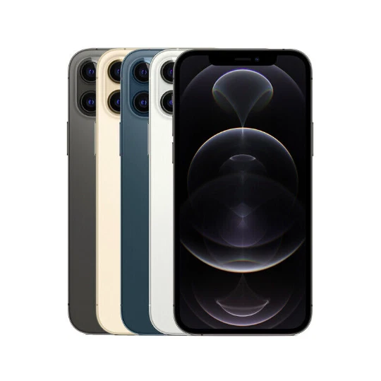 Factory Unlocked Apple iPhone 12 Pro 256GB (Gray Blue Gold