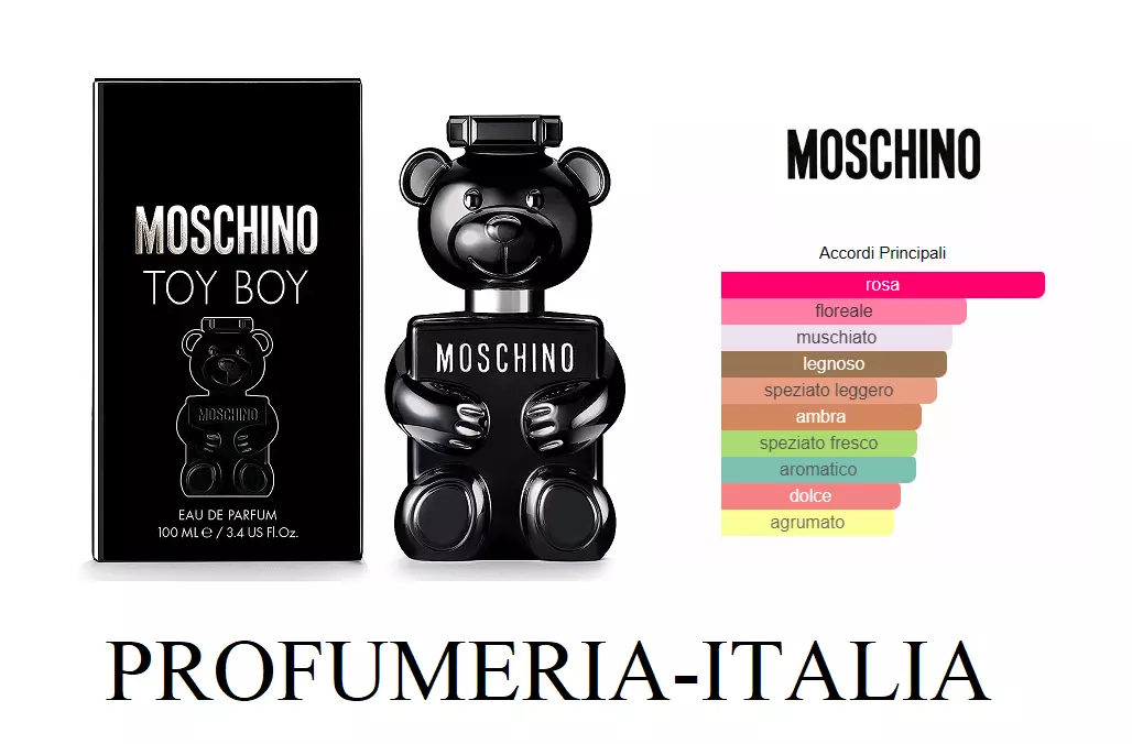 PROFUMO UOMO MOSCHINO TOY BOY EAU DE PARFUM EDP NUOVO E SIGILLATO