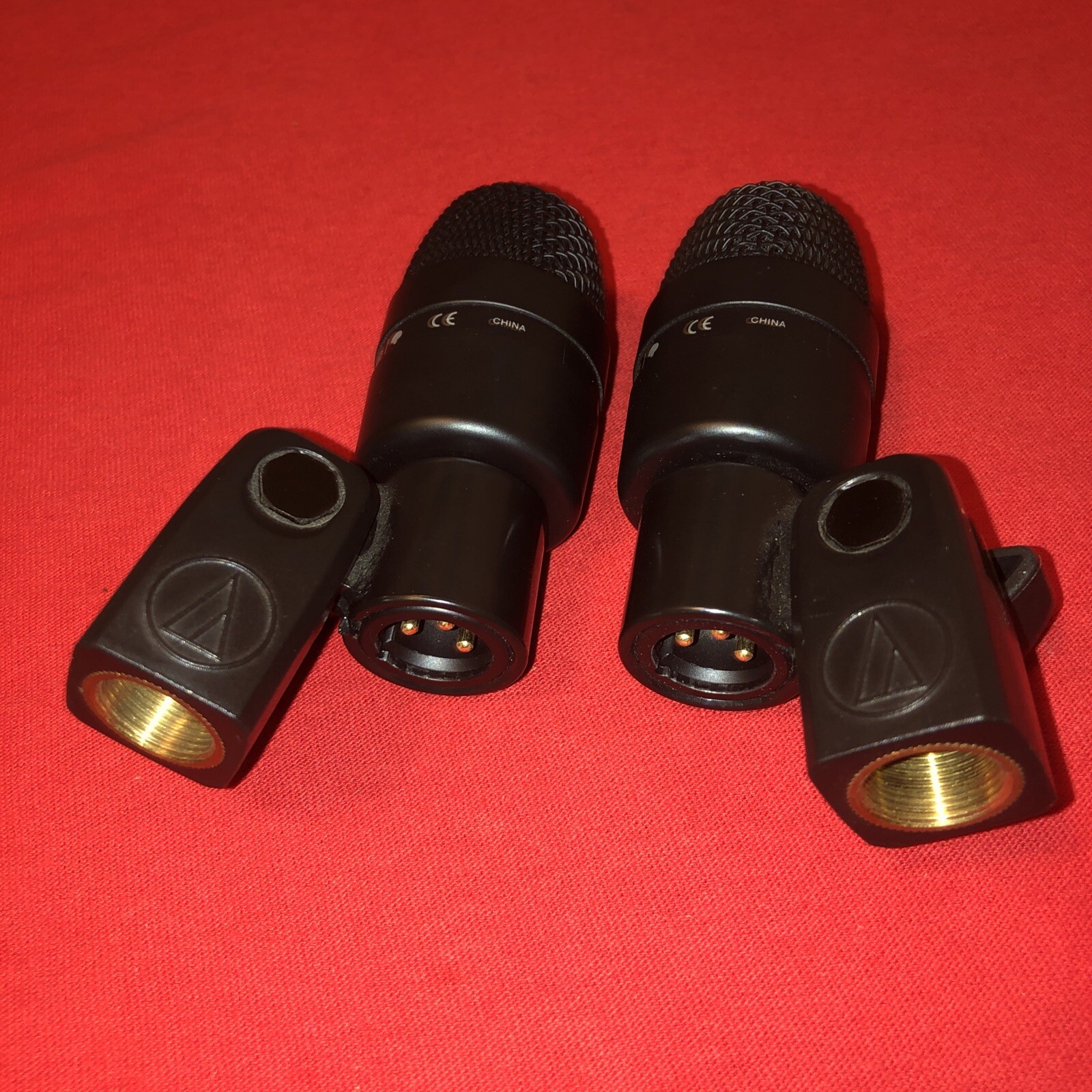 Drum Mic Set 2 Mics For Snare Toms Cajon Bongos DRSTX1 Microphone Kit