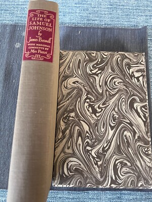 The Life of Samuel Johnson Vol III James Boswell Hester Piozzi slip cover