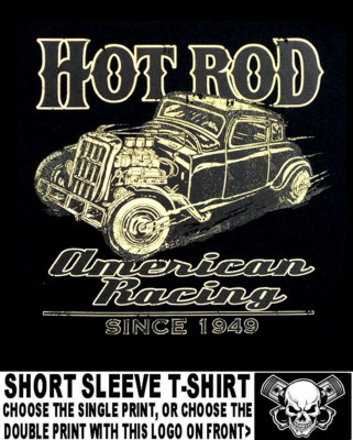 Old School Hot Rod Original American Stock Car Racing Since 1949 T-Shirt WS600