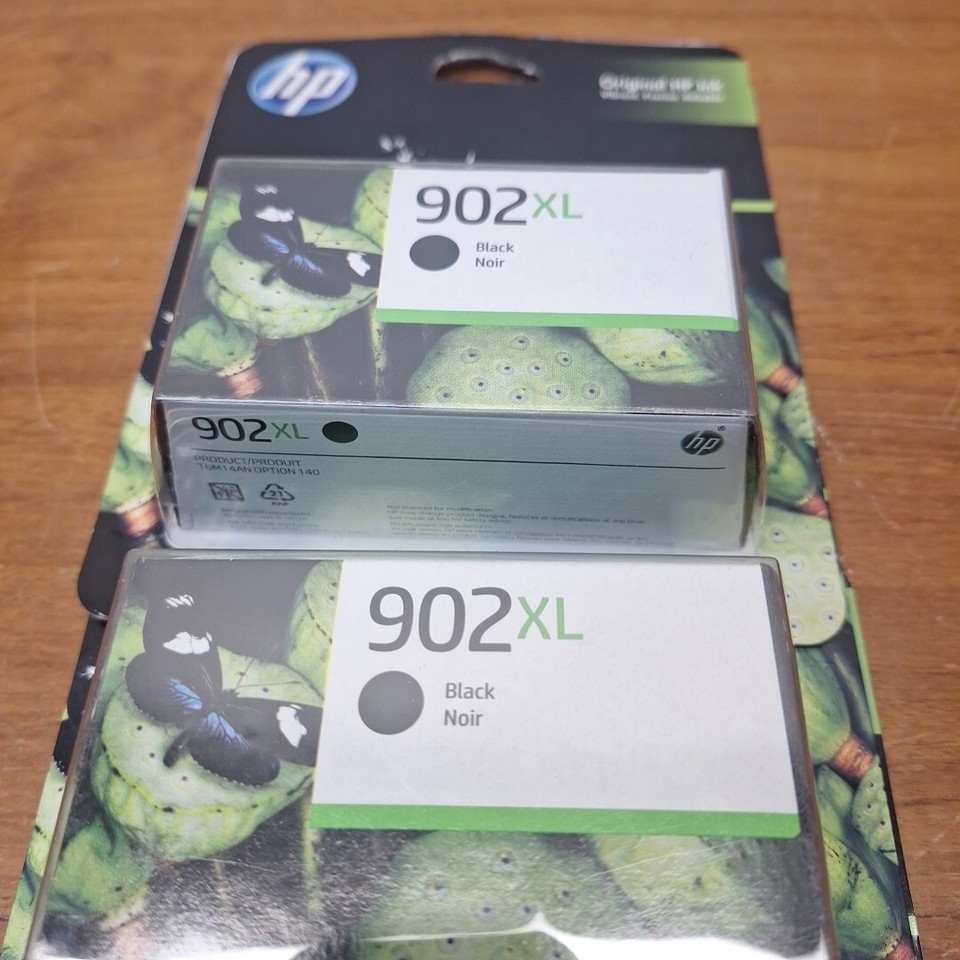 (3)HP GENUINE 902XL BLACK INK (RETAIL BOX) OFFICEJET PRO 6970 6974 6975