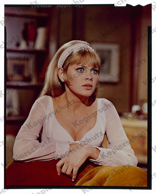 orig Farbdia Britt Ekland Liebeskomödie The Bobo Erotik Cinecittà Rom Kino 1967