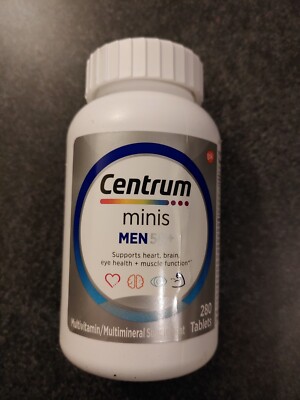 Centrum Minis Silver Multivitamin for Men 50 Plus, Multivitamin/Multimineral 280