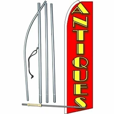 Antiques Flag Flutter Feather Banner Swooper Bundle Kit