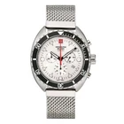 Swiss Alpine Military Men's Watch Chronograph Analog Quartz 7066.9132SAM Steel