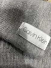 Calvin Klein Gray Infinity Scarf 
