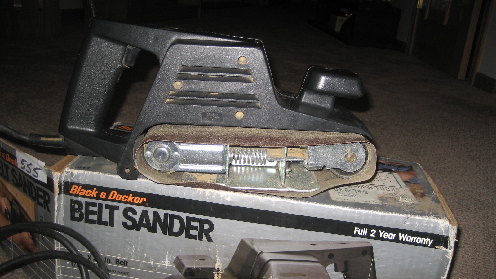 BLACK & DECKER (Model 7447) 1/3 HP 3” X 21” BELT / BELT SANDER TYPE 1