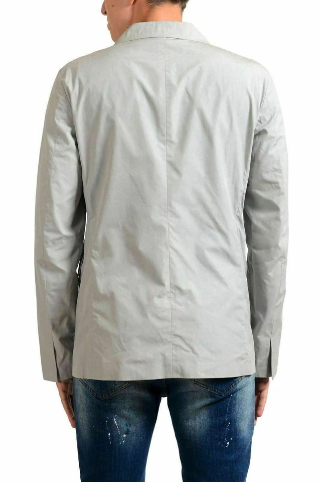 Abrigo Deportivo Blazer Jil Sander Para Hombre Gris Tres Botones US 38 IT 48 Foto 3 de 4