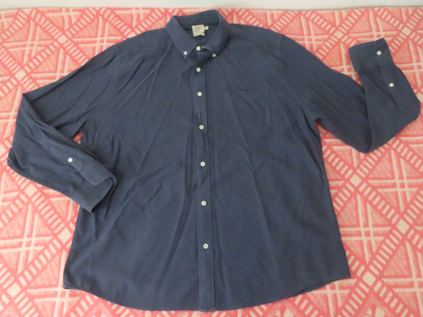 faherty Stretch Oxford Shirt 2XL button up - image 1