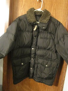 hollister black puffer jacket