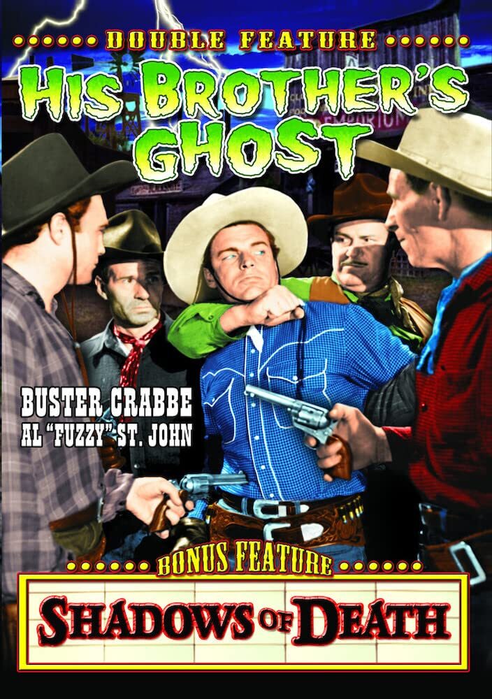 Buster Crabbe Double Feature: His Brother's Ghost (1945) / Shadows of Deat (DVD)