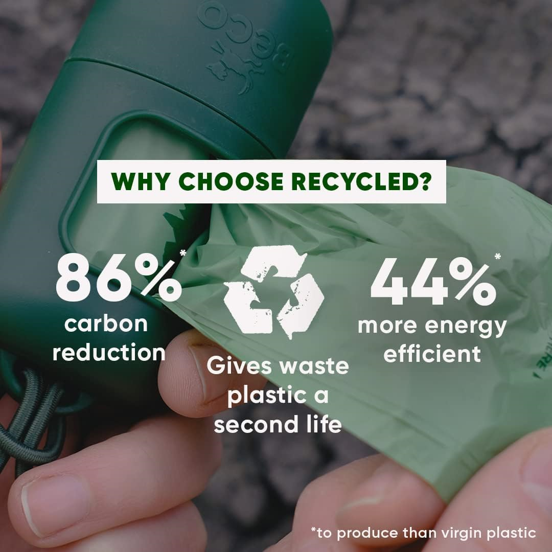 Beco Strong & Large Poop Bags 120 Loose packed with Tie Handles Box