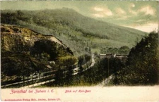 Old postcard Bornthal be Babern - view of Hoh-Barr (104943)