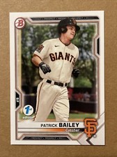 2021 Bowman Baseball PATRICK BAILEY Prospect Base Giants #BP-108