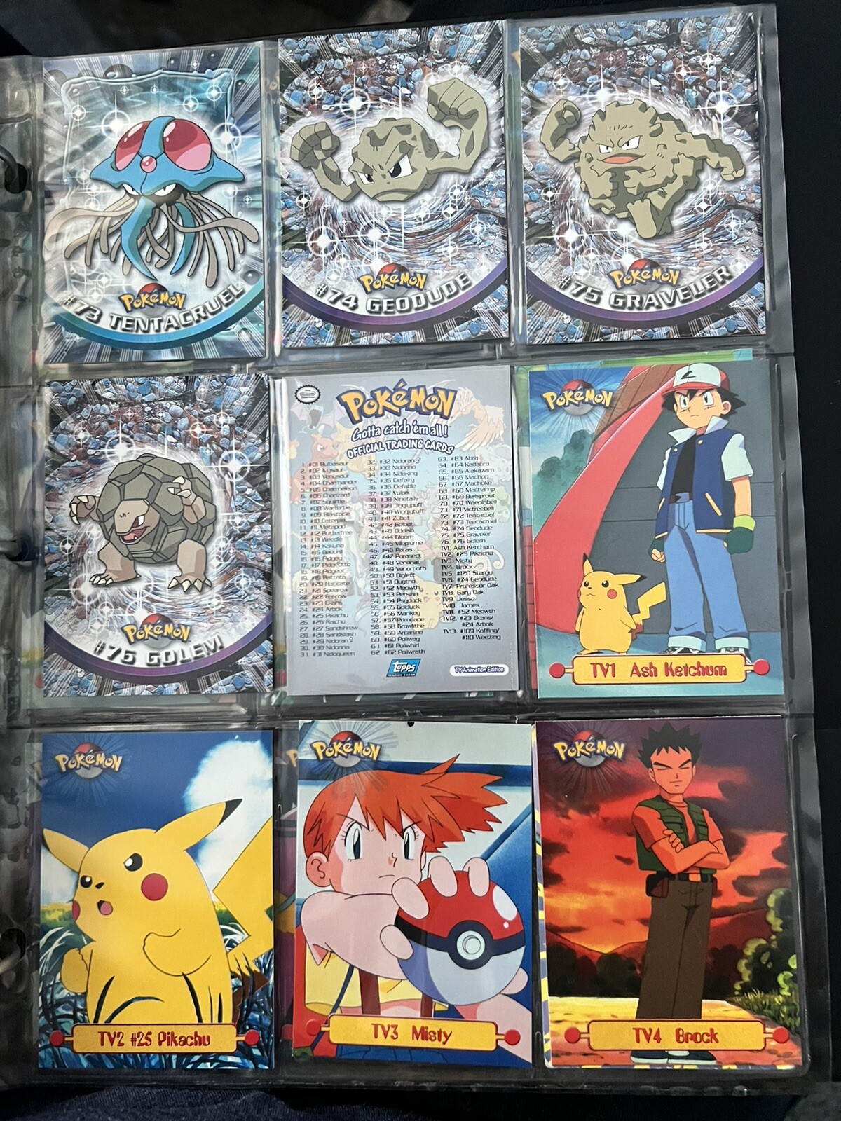 Topps Animation 2000 Pokemon Topps Series 1 TV Animation Edition Base Set 77 Complete ...