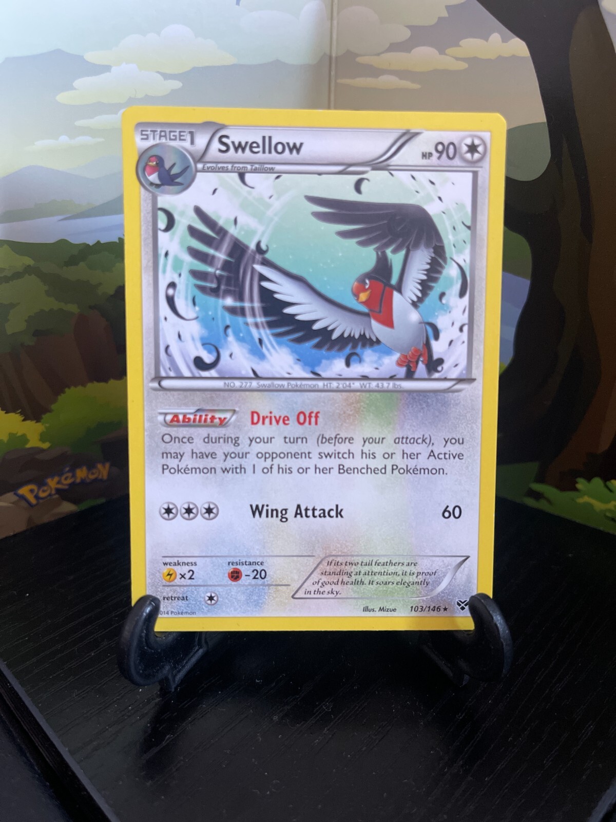Swellow 103/146 - XY Base - Rare - Pokemon Card TCG - LP