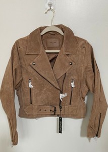 jaqueta feminina de camurça